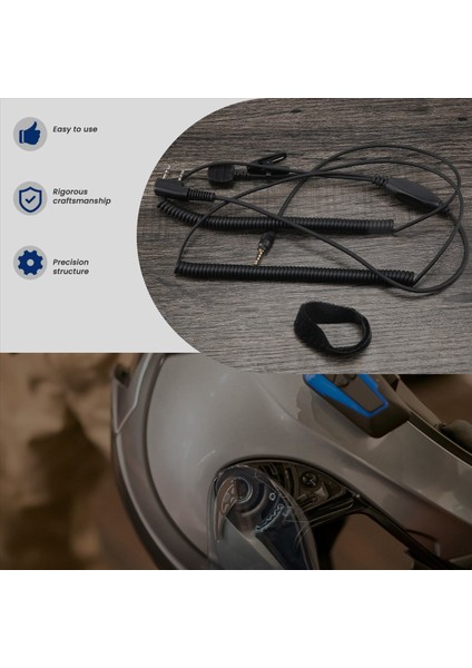 V3 V6 V8 V1098A V5S Bluetooth Kask Kulaklık Kenwood Baofeng Uv-5r Uv-82 Gt-3 Için Özel Kavram Kablolu (Yurt Dışından) fırsatları