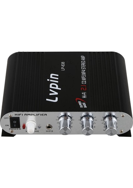 Lvpin 12V 200W Mini Hi-Fi Stereo Amplifikatör Mp3 Araba Radyo Kanalları 2 Ev Süper Bas (Yurt Dışından)