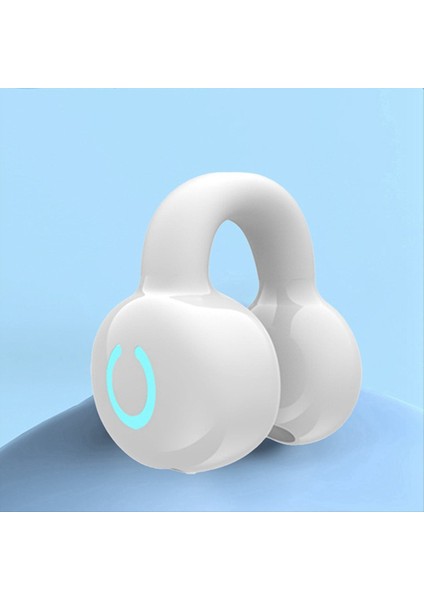 Tek Paketli Spor Bluetooth Kulaklık Kulak Klip Tipi Kulak Dışı Ultra Uzun Bekleme Mini Kulaklık Beyaz (Yurt Dışından) modelleri