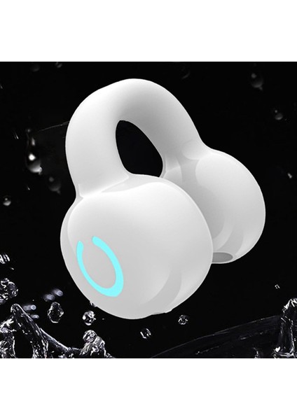 Tek Paketli Spor Bluetooth Kulaklık Kulak Klip Tipi Kulak Dışı Ultra Uzun Bekleme Mini Kulaklık Beyaz (Yurt Dışından) fırsatları