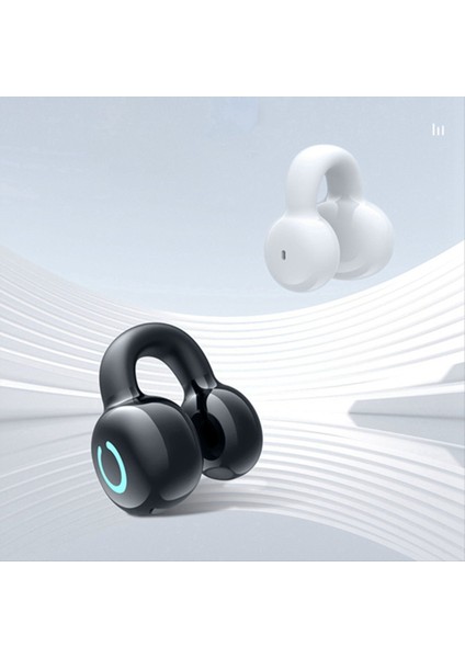 Tek Paketli Spor Bluetooth Kulaklık Kulak Klip Tipi Kulak Dışı Ultra Uzun Bekleme Mini Kulaklık Beyaz (Yurt Dışından) indirimleri