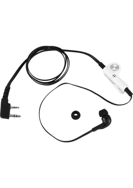 2 Pin Noodle Style Earbud Kulaklık K Baofeneng UV5R BF-888S UV5R Radyo Siyah Tel (Yurt Dışından) modelleri