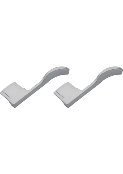 2x Başparmak Kavrama Sony A7C Için Alüminyum Alaşımlı Sıcak Ayakkabı Koruyucu Sıcak Ayakkabı Koruyucu Tutma Gri Kavrama (Yurt Dışından)