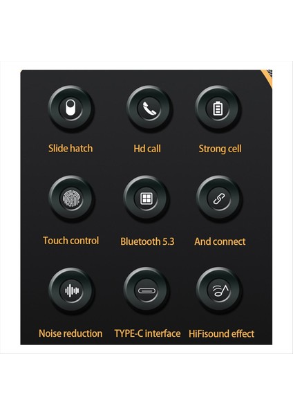 Tws Kablosuz Kulaklık, Mikrofonlu Bluetooth Spor Kulaklıklar, Akıllı Telefon Su Geçirmez Oyun Kulaklıkları (Yurt Dışından) modelleri