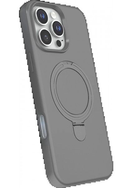 Apple iPhone 16 Pro Max Regal Magsafe Standlı Kapak - Titan Gri fiyatları