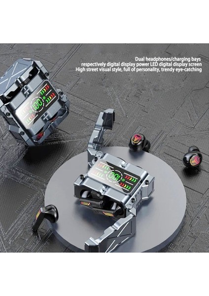 M60 Mecha Tws Kablosuz Bluetooth Kulaklıklar Dokunma Gürültü Engelleme Kulaklıkları Hd Stereo Spor Su Geçirmez Oyun Kulaklıkları (Yurt Dışından) fiyatları