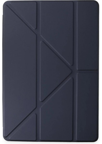 Samsung Galaxy P610 Tab S6 Lite 10.4 Kılıf Kalemlikli Mars Tablet Kılıfı - Lacivert modelleri