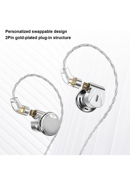 Trn Emx 14.2mm Dinamik Kulaklıklar Hıfı Audiofil Sınıfı 2pin Berilyum Kaplama Diyafram Birimi Gürültü Koşu Kulaklıkları (Yurt Dışından) fırsatları