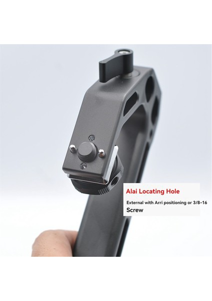 Kamera Üst Tutar El Kavrama Kamera Kamera Kafe Kişisi Dslr Kamera Kafesi Mikrofon Ayakkabı Montajı Gümüş (Yurt Dışından)