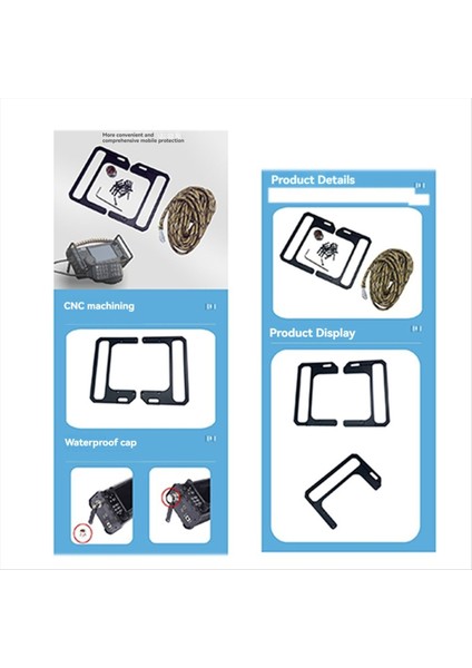 Xiegu X6100 Alüminyum Alaşımlı Yan Tutamaç Için Radyo Kalkanı Kasa Tutamağı Radyo Braketi (Yurt Dışından) fırsatları