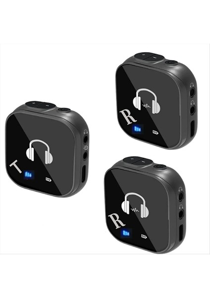 5.8g Kablosuz Kulaklık Monitörü Kulak Monitör Sisteminde Kablosuz Verici Alıcı Otomatik Eşleştirme (Yurt Dışından)