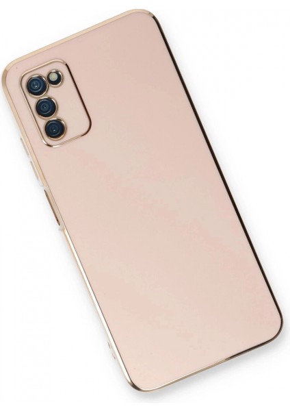 Samsung Galaxy A03S Kılıf Volet Silikon - Pembe modelleri