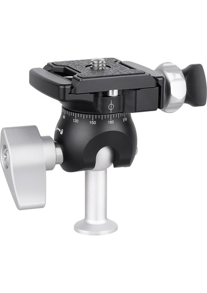 Mini Ters Balo Kafası 360 Derece Dönen Kamera Tripod Kafası Cnc Alüminyum Alaşım Top Kafası Dslr Kamera Telefon (Yurt Dışından)