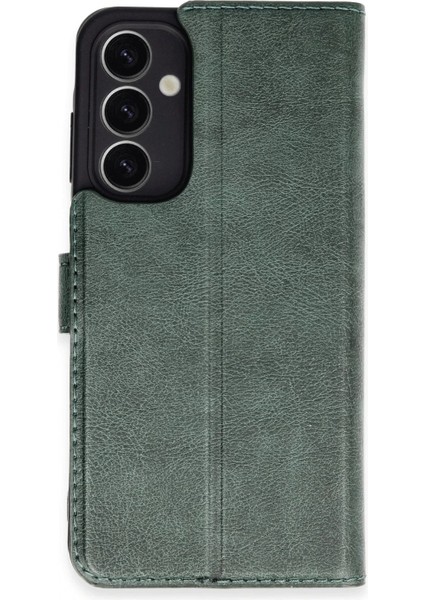 Samsung Galaxy A25 5g Kılıf Trend S Plus Kapaklı Kılıf - Yeşil