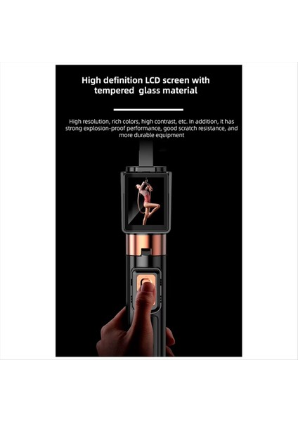 CL07 Ekran Yansıtma Selfie Stick Wifi Projeksiyon Ekranı Tripod Gerçek Zamanlı Ekran Akıllı Telefon Vlog Için Selfie Monitör (Yurt Dışından) fırsatları