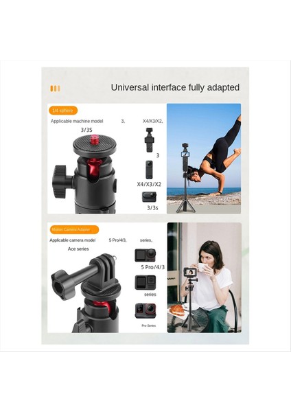 Flymile Pocket3 Uzatma Kutup Tripod Eylemi Için Uygun 5pro Genişletilmiş Selfie Sopa Braketi X4 Aksesuarları (Yurt Dışından) fiyatları