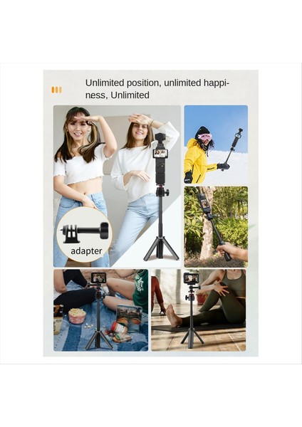 Flymile Pocket3 Uzatma Kutup Tripod Eylemi Için Uygun 5pro Genişletilmiş Selfie Sopa Braketi X4 Aksesuarları (Yurt Dışından) indirimleri