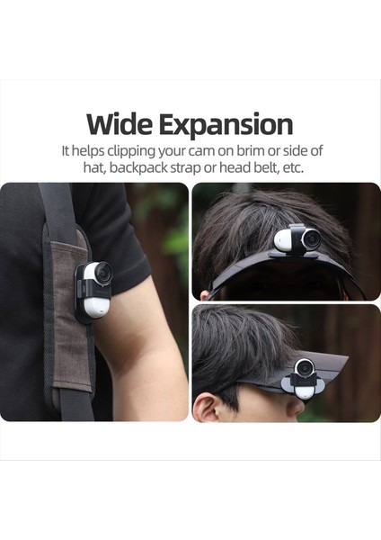 INSTA360 Için Sunnylife Şapka Klipsi Go 3s Başparmak Kamera Montaj Adaptör Braketi 360 ° INSTA360 GO3S Aksesuarları Için Çekim (Yurt Dışından) indirimleri