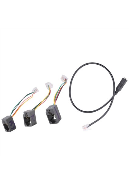 4P4C Rj9 Kablosu, 3.5mm Akıllı Telefon Kulaklığı - Rj9 Adaptör Kablosu, Ip Telefonları Için Adaptör Kablo Dönüştürücü ve Plantronics MX10 Vista Modüler Adaptörler Için (Yurt Dışından) fiyatları