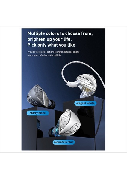 Qkz HI6T Kulakbuds Hifi Kulaklıklar Dinamik Sürücü Iem Stereo Surround Müzik Kulaklıkları Mikro-Kulaklı Spor Oyunu Kulakbuds-A (Yurt Dışından) fırsatları