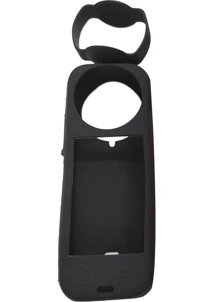 INSTA360 X4 Silikon Kapak Koruması Koruma Koruyucu Vücut Kılıf Aksesuarları Anti-Damla Kılıf Siyah (Yurt Dışından)
