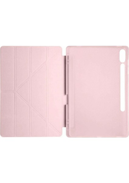 Samsung Galaxy X610 Tab S9 Fe Plus 12.4 Kılıf Kalemlikli Mars Tablet Kılıfı - Rose Gold modelleri