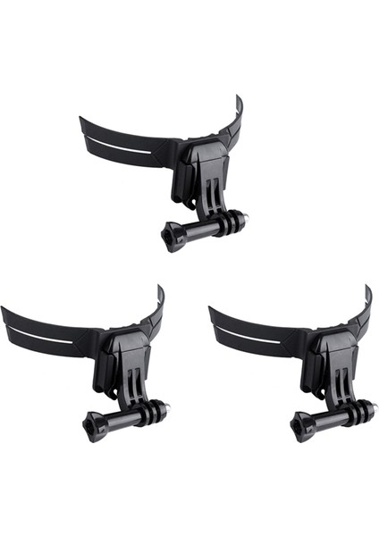 3x Motosiklet Kask Çene Standı Mount Tutucu Gopro Hero 10 9 8 7 Aksiyon Kamera Aksesuar (Yurt Dışından)