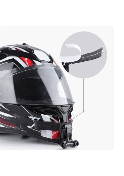 3x Motosiklet Kask Çene Standı Mount Tutucu Gopro Hero 10 9 8 7 Aksiyon Kamera Aksesuar (Yurt Dışından) fırsatları