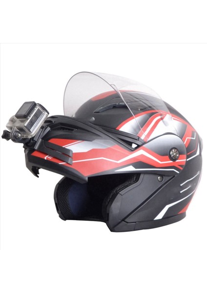 3x Motosiklet Kask Çene Standı Mount Tutucu Gopro Hero 10 9 8 7 Aksiyon Kamera Aksesuar (Yurt Dışından) indirimleri