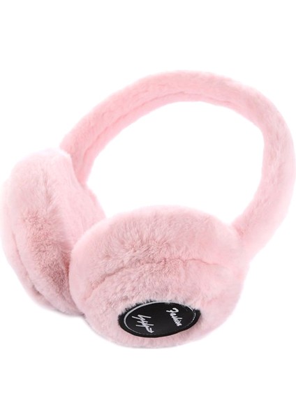 Kış Kulak Muffs Sıcak Kulaklık Kablosuz Bluetooth 5.0 Earmuffs Kulaklık Kulaklıkları Ekstra Yumuşak Pembe (Yurt Dışından)