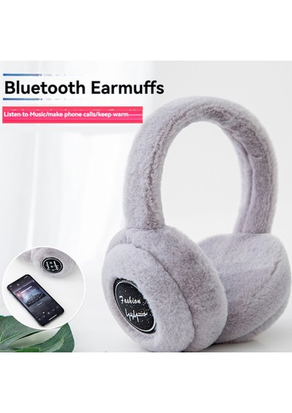 Kış Kulak Muffs Sıcak Kulaklık Kablosuz Bluetooth 5.0 Earmuffs Kulaklık Kulaklıkları Ekstra Yumuşak Pembe (Yurt Dışından) fiyatları