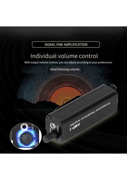 Sahne Performansı Için Portatif Kulaklık Dönüştürücü Xlr Ila 3.5mm Kulaklık Amplifikatör Dönüştürücü Alüminyum Alaşım Gövdesi (Yurt Dışından) indirimleri