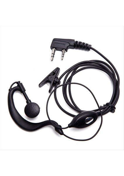 Walkie Tallie Kulaklık 2 Pin K-F-Plug Kablolu Baofeng BF-888S UV5R Walkıe Tallıe 992 Kulaklık (Yurt Dışından)