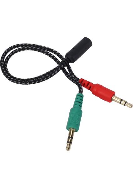 Bilgisayar Için Kulaklık Ayırıcı, Pc Ses ve Mikrofon Için Kulaklık Adaptörü, 3.5mm Dişi Ila Çift 3,5 mm Erkek (Yurt Dışından) fiyatları