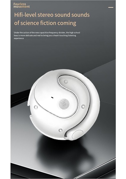 Dil Tercüman Kulaklıklar Bluetooth Uyumlu 5.4 Kulak Asma Kulaklık Kablosuz Açık Kulak Kulaklıkları Beyaz (Yurt Dışından) fırsatları