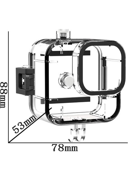 Gopro Hero 11 Için Mini 45M Su Geçirmez Kasa Dalış Koruyucu Kapak Konutu Sualtı Kabuğu Spor Kamera Aksesuarları (Yurt Dışından) fırsatları