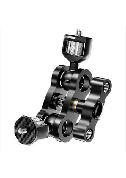 Tm-5 Mafsallı Sihirli Kol Tripod Telefon Kipi Için Çift Top Kafası ile LED Işık LCD Monitör Mikrofonu Için Vida (Yurt Dışından) indirimleri