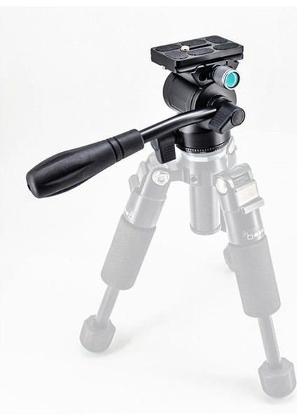 Mini Panoramik Tripod Kafa Hidrolik Sıvı Video Sönümleme Metal Kafa Tripod Monopod Kamera Tutucu Standı (Yurt Dışından) modelleri