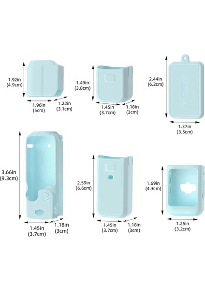Djı Osmo Pocket 3 Silikon Koruyucu Kılıf Vücut Kılıfı Lens Koruyucu Kapak Kavrama Kılıfları Mor A (Yurt Dışından) fiyatları