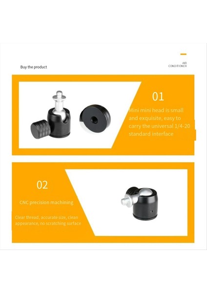 Kamera Için Arayüz Stabilizatörü Için Evrensel Mini Tripod Bilyalı Kafa 1/4-20 Taban Adaptör Derecesi (Yurt Dışından) fiyatları