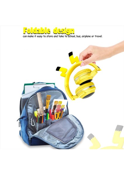 Çocuklar Kablosuz Bluetooth Kulaklıklar, Mikrofonlu Kulak Kulaklıklar, Pc Için Kablosuz Kulaklık, Dizüstü Bilgisayar, Tabletler (Yurt Dışından) modelleri