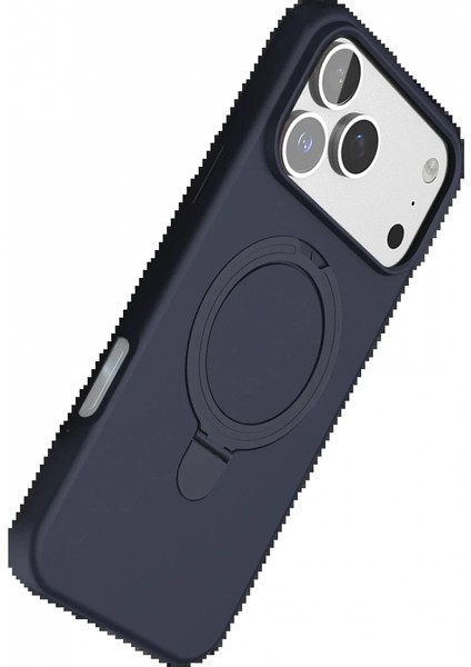 Apple iPhone 17 Pro Regal Magsafe Standlı Kapak - Lacivert fırsatları