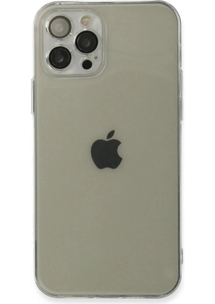 iPhone 12 Pro Max Kılıf Fly Lens Silikon - Şeffaf