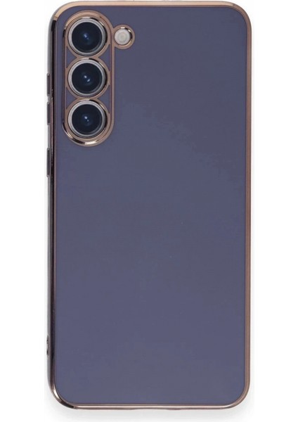 Samsung Galaxy S23 Plus Kılıf Volet Silikon - Mavi