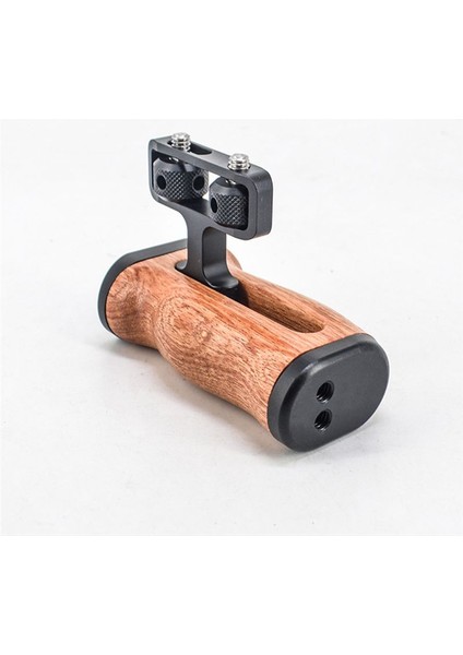 Çok Fonksiyonlu Kamera Kafesi Fotoğraf Için Sol/sağ Yan Sap Cage Cage Ahşap Saplama Kavrama Soğuk Ayakkabı Mikrofon Video Işığı (Yurt Dışından) fiyatları