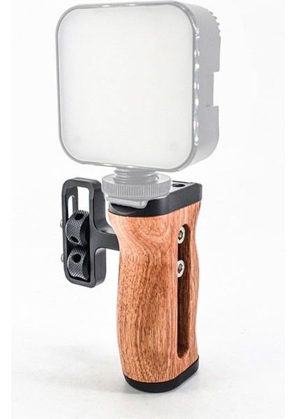 Çok Fonksiyonlu Kamera Kafesi Fotoğraf Için Sol/sağ Yan Sap Cage Cage Ahşap Saplama Kavrama Soğuk Ayakkabı Mikrofon Video Işığı (Yurt Dışından) modelleri