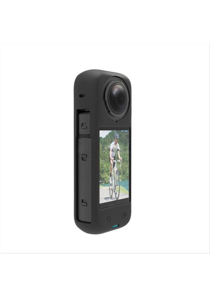 INSTA360 X4 Lens Kapağı Kapak Toz Geçirmez Gövde Koruyucu Kılıf Için Siyah Anti Çizelge Silikon Kasa Insta 360 X4 Kamera (Yurt Dışından) modelleri