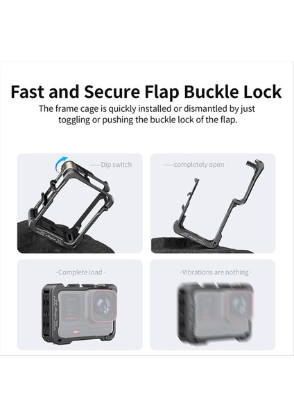 INSTA360 Ace Pro Hızlı Bırakma Koruma Çerçevesi Için Amagısn Metal Tavşan Kafesi INSTA360 Ace Pro Action Camera Aksesuarları (Yurt Dışından) modelleri