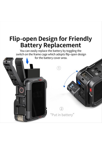 INSTA360 Ace Pro Hızlı Bırakma Koruma Çerçevesi Için Amagısn Metal Tavşan Kafesi INSTA360 Ace Pro Action Camera Aksesuarları (Yurt Dışından) fırsatları