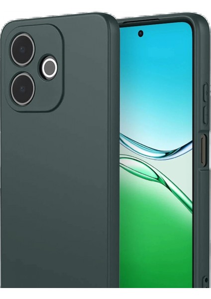 Oppo A5 Pro 4g First Silikon - Koyu Yeşil fiyatları